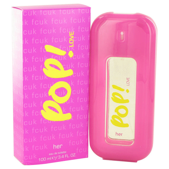 FCUK Pop Love by French Connection Eau De Toilette Spray 3.4 oz for Women