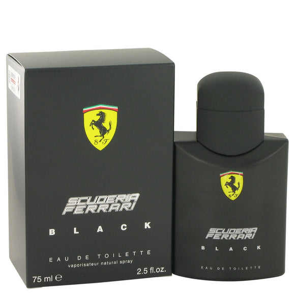 Ferrari Scuderia Black by Ferrari Eau De Toilette Spray 2.5 oz for Men