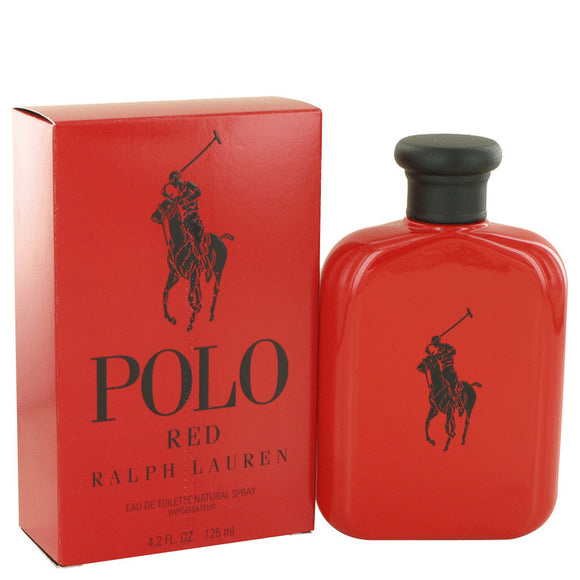 Polo Red by Ralph Lauren Eau De Toilette Spray 4.2 oz for Men
