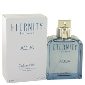 Eternity Aqua by Calvin Klein Eau De Toilette Spray 6.7 oz for Men
