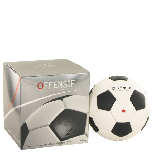 Offensif Soccer by Fragrance Sport Eau De Toilette Spray 3.3 oz for Men