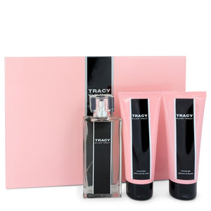 Tracy by Ellen Tracy Gift Set -- 2.5 oz Eau De Parfum Spray + 3.4 oz Body Lotion + 3.4 oz Shower Gel for Women