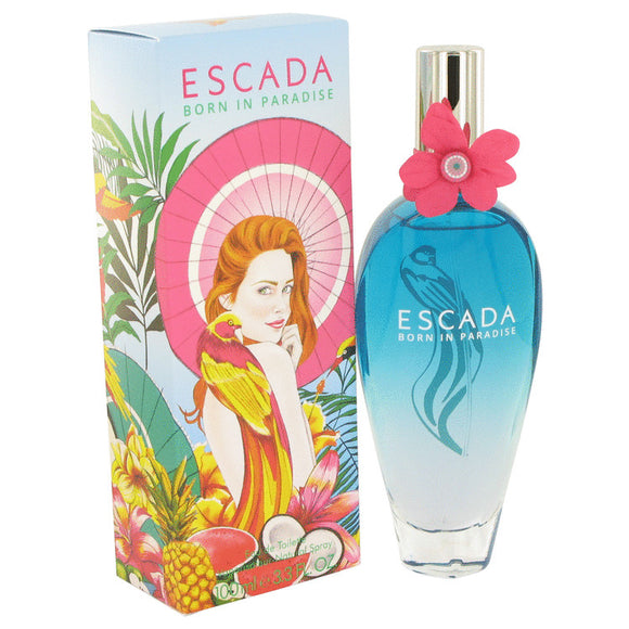 Escada Born In Paradise by Escada Eau De Toilette Spray (Limited Edition) 3.3 oz for Women