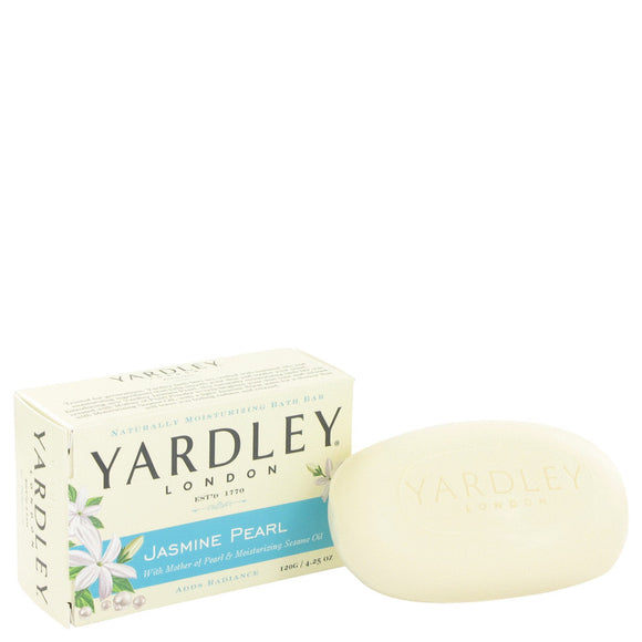 Yardley London Soaps by Yardley London Jasmin Pearl Naturally Moisturizing Bath Bar 4.25 oz for Women