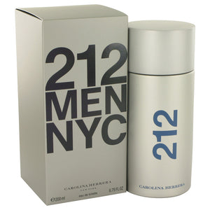 212 by Carolina Herrera Eau De Toilette Spray 6.8 oz for Men