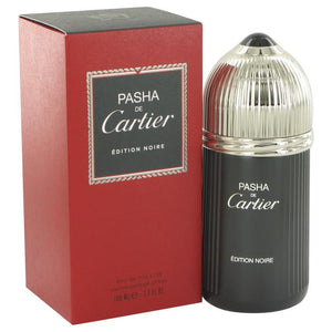 Pasha De Cartier Noire by Cartier Eau De Toilette Spray 3.3 oz for Men - ParaFragrance