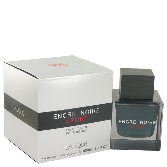 Encre Noire Sport by Lalique Eau De Toilette Spray 3.3 oz for Men - ParaFragrance