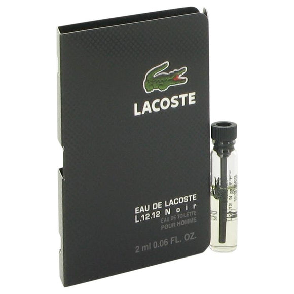 Lacoste Eau De Lacoste L.12.12 Noir by Lacoste Vial (sample) .06 oz for Men