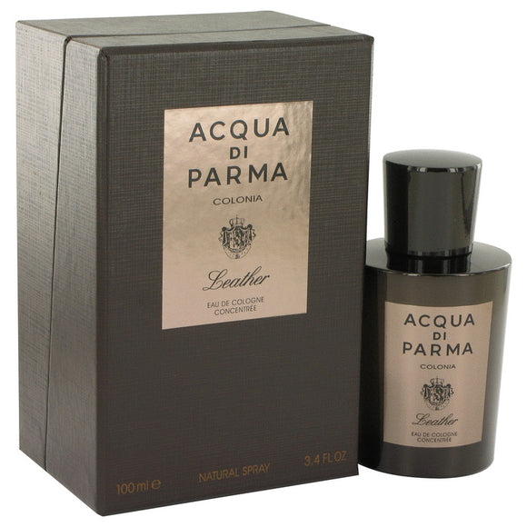 Acqua Di Parma Colonia Leather by Acqua Di Parma Eau De Cologne Concentree Spray 3.4 oz for Men