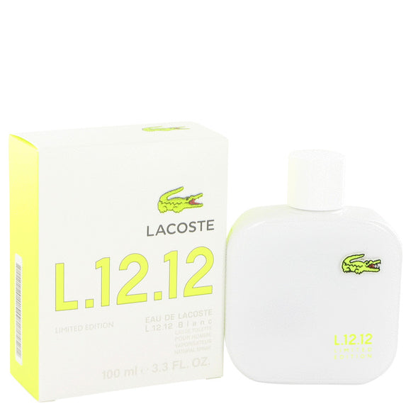 Lacoste Eau De Lacoste L.12.12 Blanc by Lacoste Eau De Toilette Spray (Limited Edition) 3.3 oz for Men