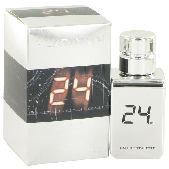 24 Platinum The Fragrance by ScentStory Eau De Toilette Spray 1 oz for Men