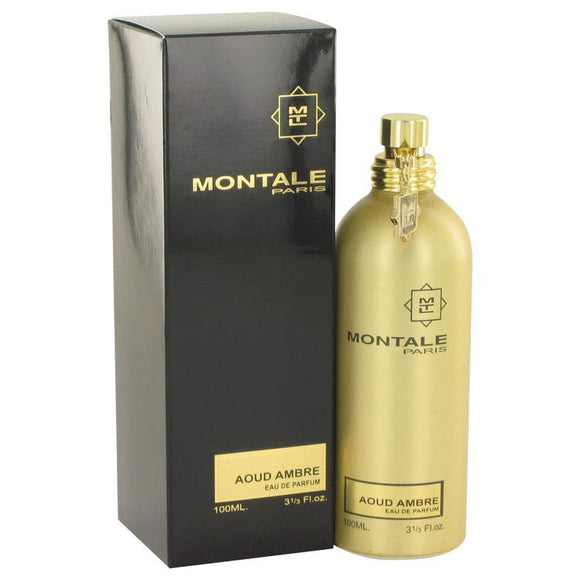 Montale Aoud Ambre by Montale Eau De Parfum Spray (Unisex) 3.4 oz for Women - ParaFragrance