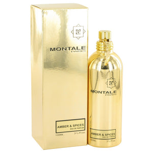 Montale Amber & Spices by Montale Eau De Parfum Spray (Unisex) 3.3 oz for Women - ParaFragrance