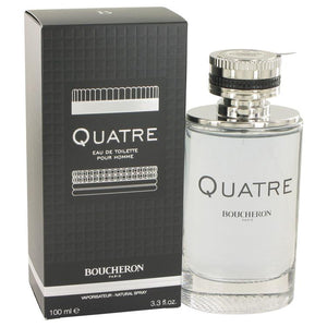 Quatre by Boucheron Eau De Toilette Spray 3.4 oz for Men - ParaFragrance