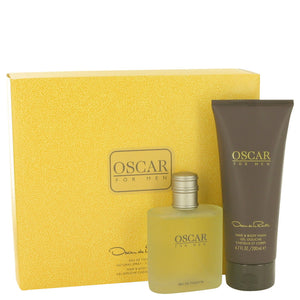 OSCAR by Oscar de la Renta Gift Set -- 3.4 oz Eau De Toilette Spray + 6.7 oz Hair & Body Wash for Men
