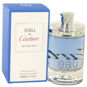 Eau De Cartier Vetiver Bleu by Cartier Eau De Toilette Spray (Unisex) 3.3 oz for Men - ParaFragrance