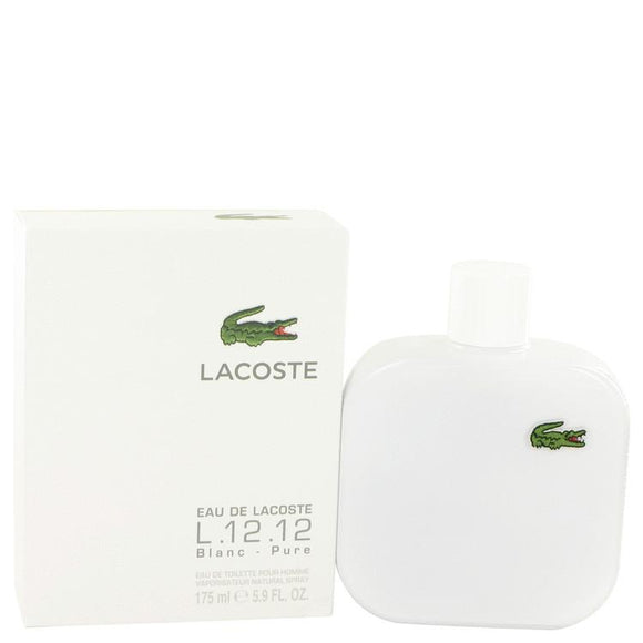 Lacoste Eau De L.12.12 Blanc by Lacoste Eau De Toilette Spray 5.9 oz for Men - Parafragrance.com