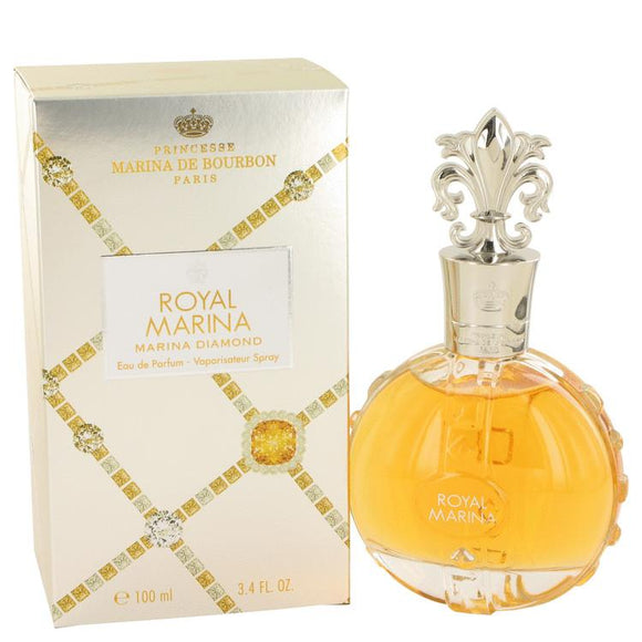 Royal Marina Diamond by Marina De Bourbon Eau De Parfum Spray 3.4 oz for Women - ParaFragrance