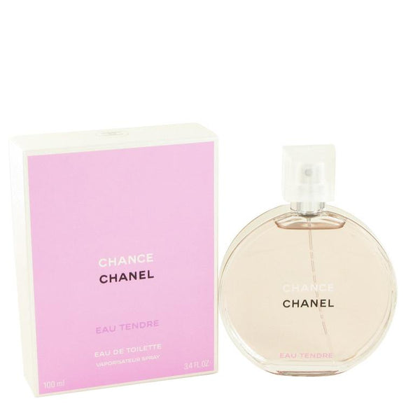 Chanel Chance Eau Tendre Eau de Toilette Perfume for Women, 3.4 Oz 