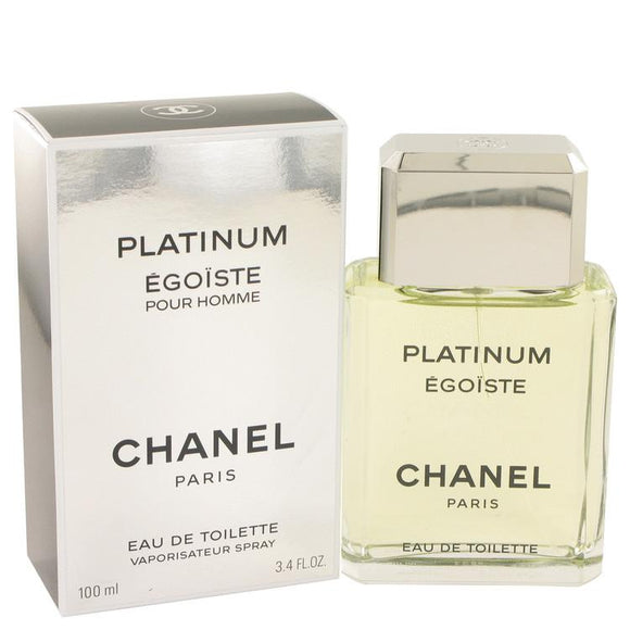 EGOISTE PLATINUM by Chanel Eau De Toilette Spray 3.4 oz for Men
