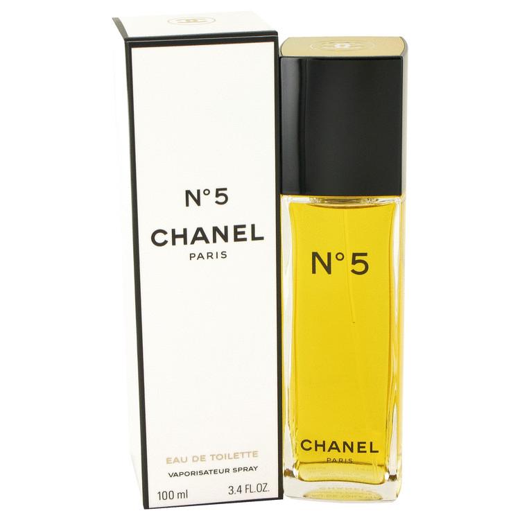 CHANEL No. 5 by Chanel Eau De Toilette Spray 3.4 oz for Women