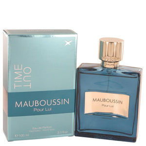 Mauboussin Pour Lui Time Out by Mauboussin Eau De Parfum Spray 3.4 oz for Men - ParaFragrance