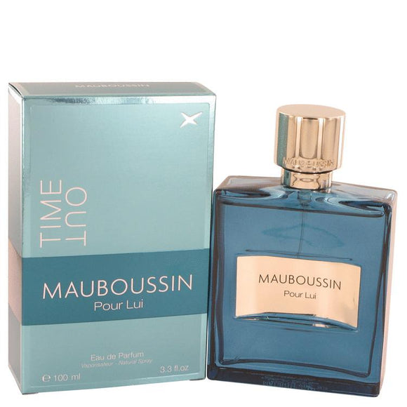 Mauboussin Pour Lui Time Out by Mauboussin Eau De Parfum Spray 3.4 oz for Men