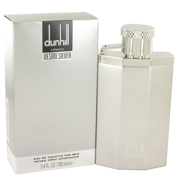 Desire Silver London by Alfred Dunhill Eau De Toilette Spray 3.4 oz for Men
