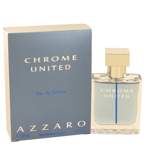 Chrome United by Azzaro Eau De Toilette Spray 1 oz for Men