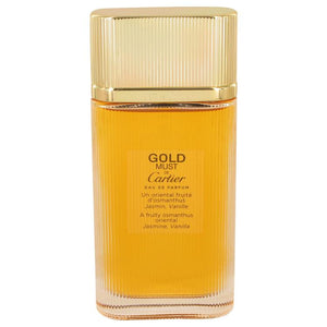Must De Cartier Gold by Cartier Eau De Parfum Spray (Tester) 3.3 oz for Women - ParaFragrance