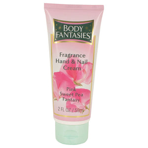Body Fantasies Signature Pink Sweet Pea Fantasy by Parfums De Coeur Hand & Nail Cream 2 oz for Women