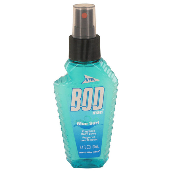 Bod Man Blue Surf by Parfums De Coeur Body Spray 3.4 oz for Men