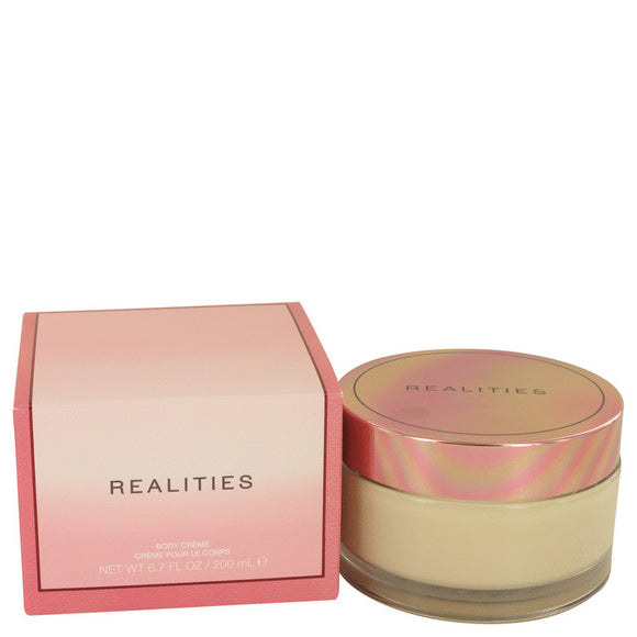 Realities (New) by Liz Claiborne Body Cream Glass Jar 6.7 oz for Women