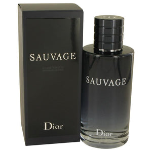 Sauvage by Christian Dior Eau De Toilette Spray 6.8 oz for Men - ParaFragrance
