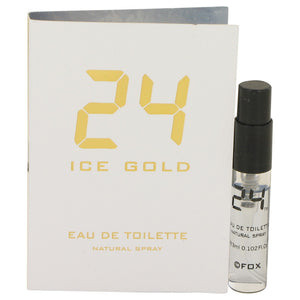 24 Ice Gold by ScentStory Vial (Sample) .10 oz for Men