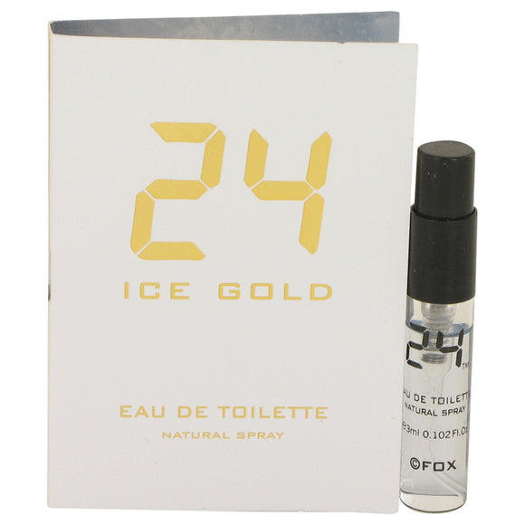 24 Ice Gold by ScentStory Vial (Sample) .10 oz for Men