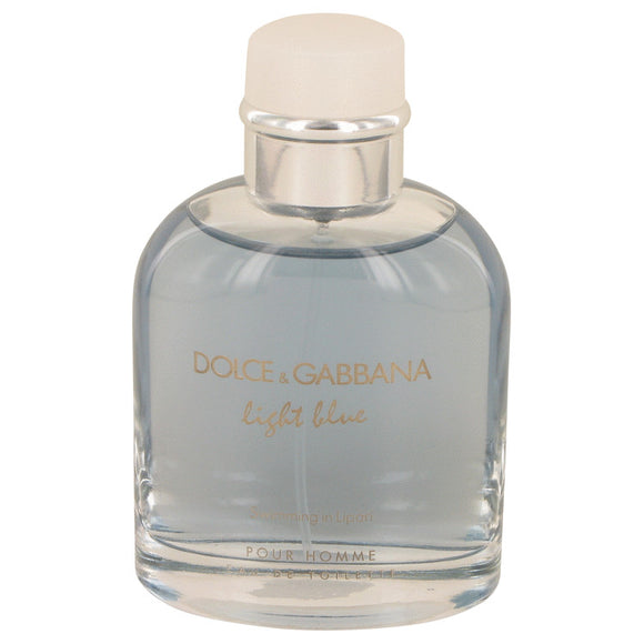 Light Blue Swimming in Lipari by Dolce & Gabbana Eau De Toilette Spray (Tester) 4.2 oz for Men