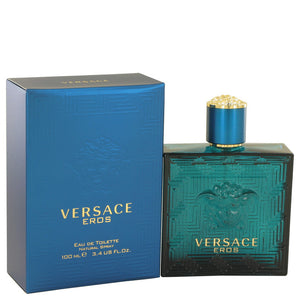 Versace Eros by Versace Eau De Toilette Spray (unboxed) 3.4 oz for Men