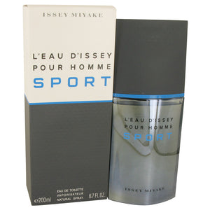 L'eau D'Issey Pour Homme Sport by Issey Miyake Eau De Toilette Spray 6.7 oz for Men