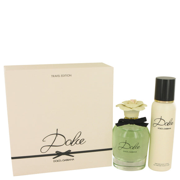 Dolce by Dolce & Gabbana Gift Set -- 2.5 oz Eau De Parfum Spray + 3.3 oz Body Lotion for Women
