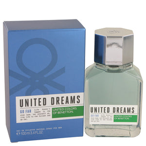 United Dreams Go Far by Benetton Eau De Toilette Spray 3.4 oz for Men