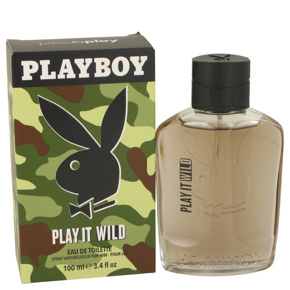 Playboy Play It Wild by Playboy Eau De Toilette Spray 3.4 oz for Men
