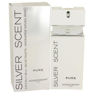 Silver Scent Pure by Jacques Bogart Eau De Toilette Spray 3.4 oz for Men - ParaFragrance