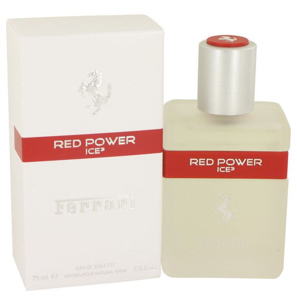 Ferrari Red Power Ice 3 by Ferrari Eau De Toilette Spray 2.5 oz for Men