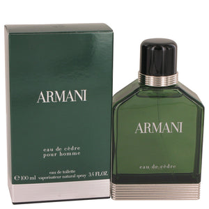 Armani Eau De Cedre by Giorgio Armani Eau De Toilette Spray 3.4 oz for Men