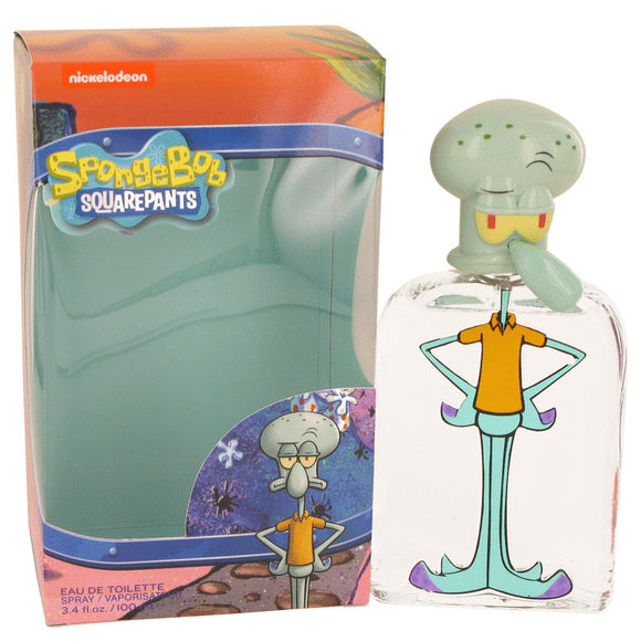 Spongebob Squarepants Squidward by Nickelodeon Eau De Toilette Spray 3.4 oz for Men