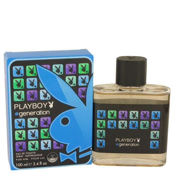 Playboy Generation by Playboy Eau De Toilette Spray 3.4 oz for Men