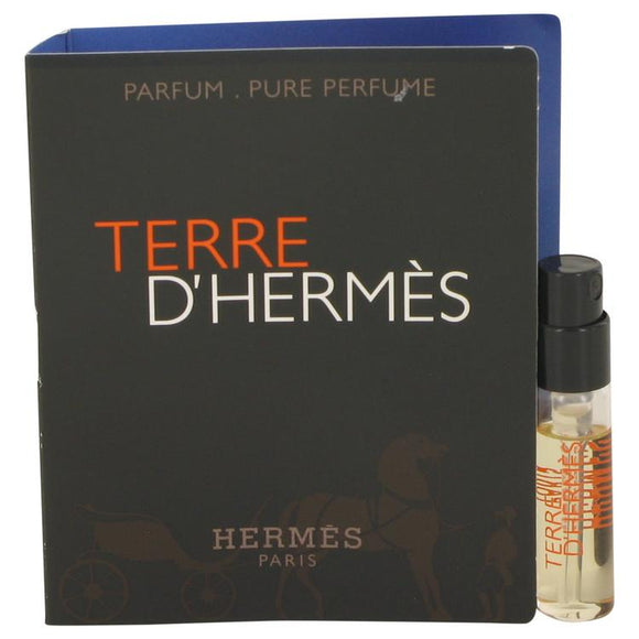 Terre D'Hermes by Hermes Vial (sample) Pure Perfume .05 oz for Men