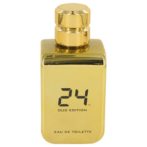 24 Gold Oud Edition by ScentStory Eau De Toilette Concentree Spray (Unisex unboxed) 3.4 oz for Men