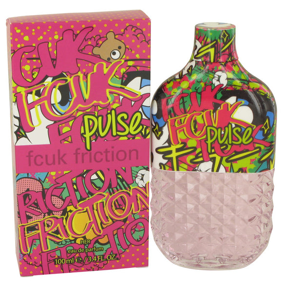 FCUK Friction Pulse by French Connection Eau De Parfum Spray 3.4 oz for Women